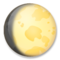Waning Crescent Moon emoji on LG